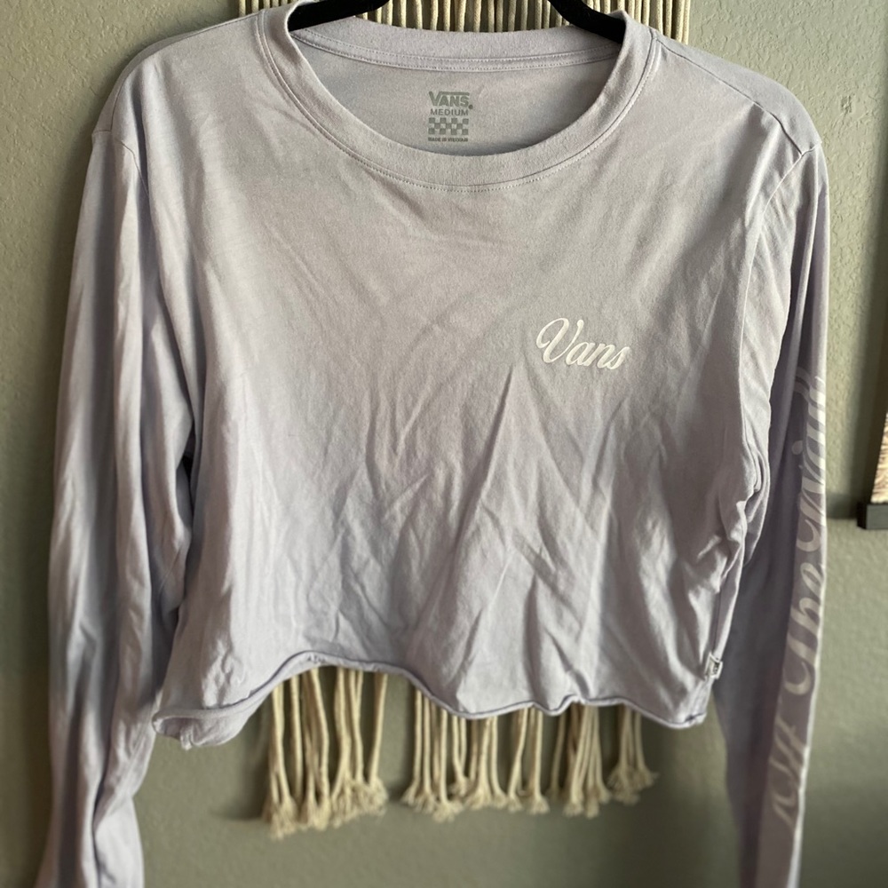 Vans Long Sleeve Crop Top